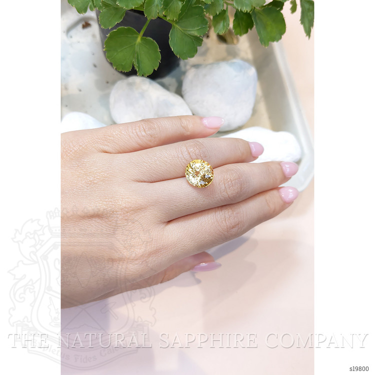 9.12 Ct. Peach Sapphire from Ceylon (Sri Lanka)