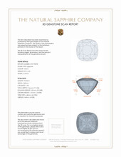 6.22 Ct. Yellow Sapphire from Ceylon (Sri Lanka) 3 D Scan Report