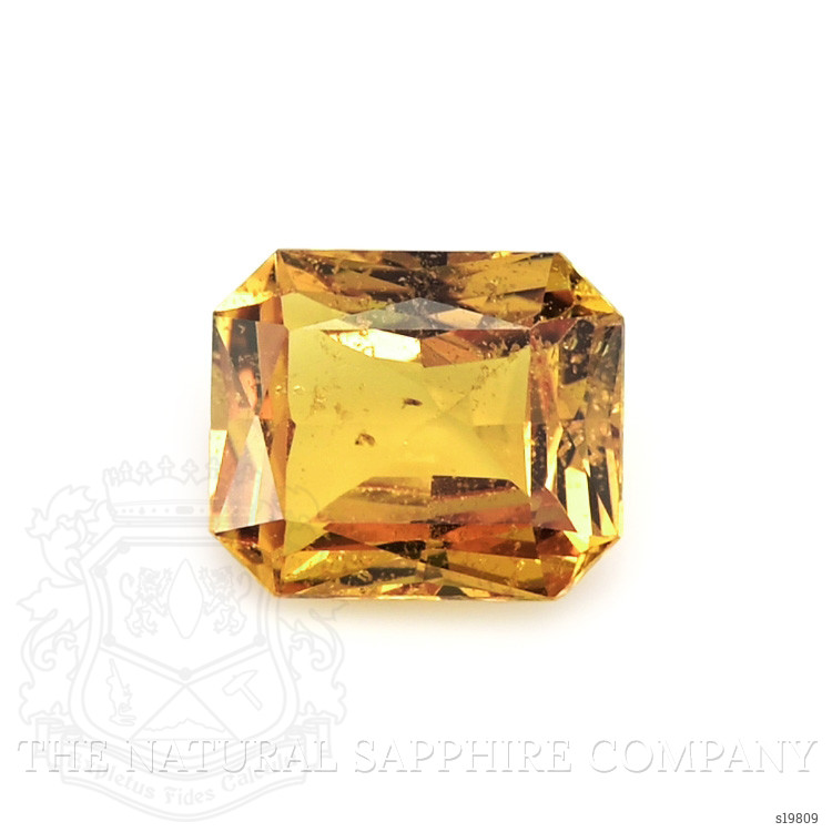 1.40 Ct. Yellowish Orange Sapphire from Ceylon (Sri Lanka)