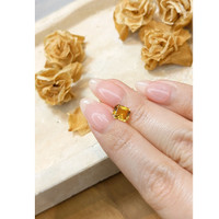 1.40 Ct. Yellowish Orange Sapphire from Ceylon (Sri Lanka) Life Style