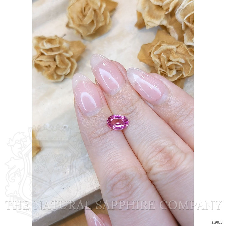 1.59 Ct. Pinkish Purple Sapphire from Ceylon (Sri Lanka)