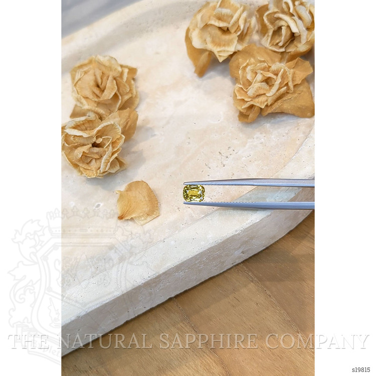 1.00 Ct. Yellow Sapphire from Ceylon (Sri Lanka)