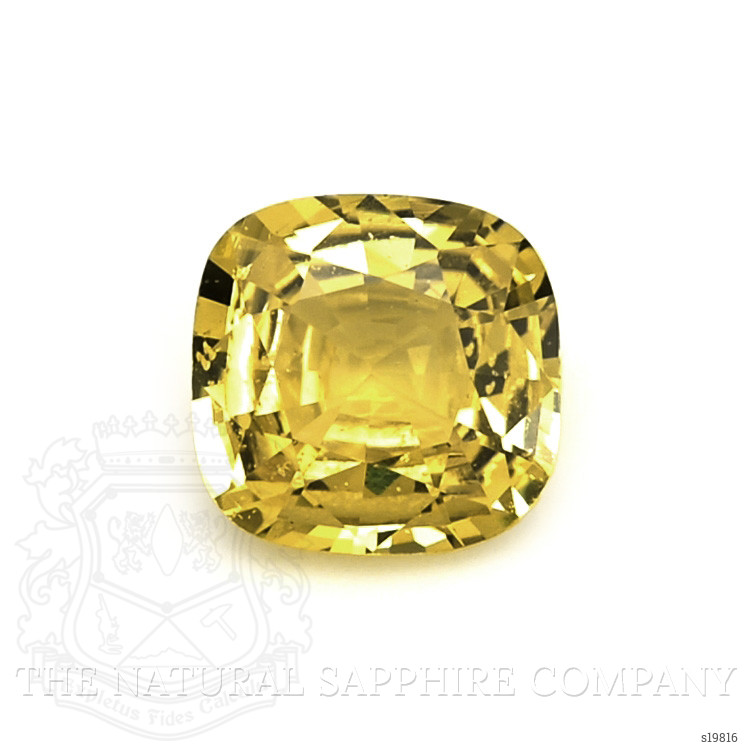 0.80 Ct. Yellow Sapphire from Ceylon (Sri Lanka)
