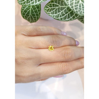 0.80 Ct. Yellow Sapphire from Ceylon (Sri Lanka) Life Style
