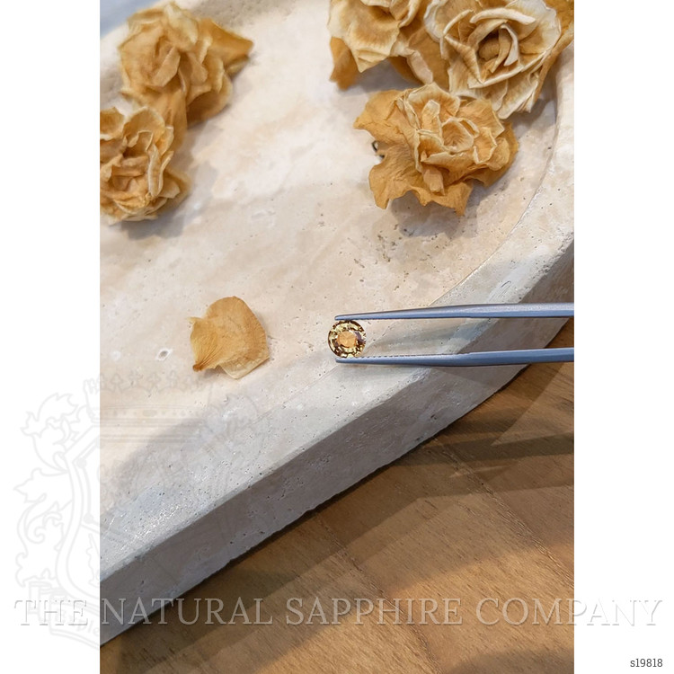 0.86 Ct. Peach Sapphire from Ceylon (Sri Lanka)