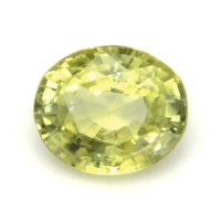 1.37 Ct. Yellowish Green Sapphire from Ceylon (Sri Lanka) Video