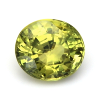 2.09 Ct. Yellowish Green Sapphire from Ceylon (Sri Lanka) Video