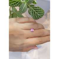 1.33 Ct. Pink Sapphire from Ceylon (Sri Lanka) Life Style