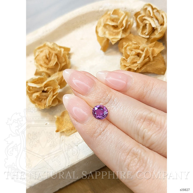 1.58 Ct. Pinkish Purple Sapphire from Ceylon (Sri Lanka)