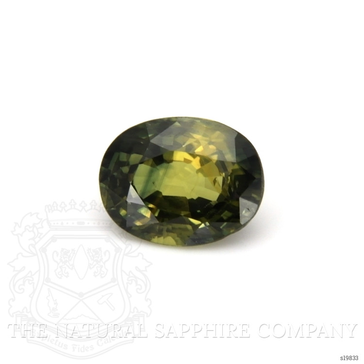 1.16 Ct. Yellowish Green Sapphire from Ceylon (Sri Lanka)