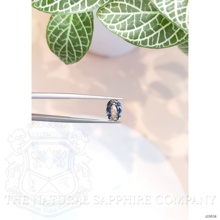 2.22 Ct. Bi Color Sapphire from Ceylon (Sri Lanka)