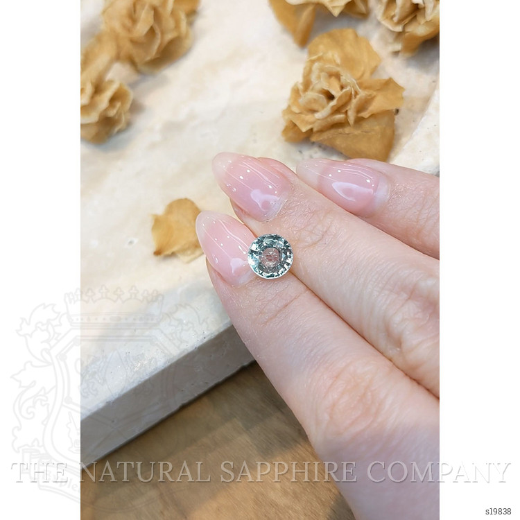 2.69 Ct. Greenish Blue Sapphire from Ceylon (Sri Lanka)