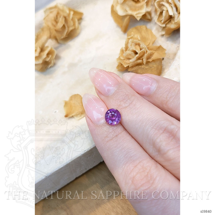 1.99 Ct. Purple Sapphire from Ceylon (Sri Lanka)