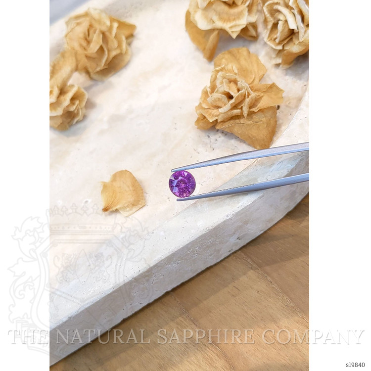 1.99 Ct. Purple Sapphire from Ceylon (Sri Lanka)