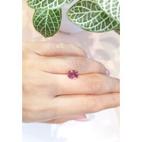 2.16 Ct. Reddish Pink Sapphire from Ceylon (Sri Lanka) Life Style