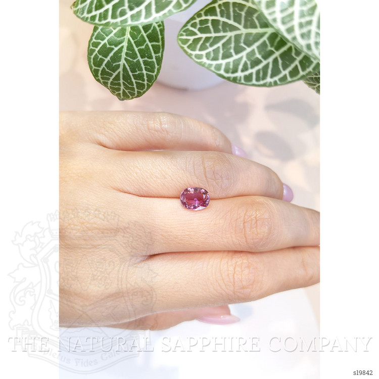2.16 Ct. Reddish Pink Sapphire from Ceylon (Sri Lanka)