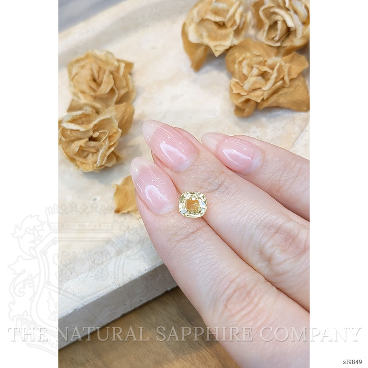 2.03 Ct. Peach Sapphire from Ceylon (Sri Lanka)