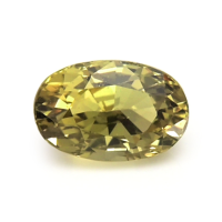 1.80 Ct. Greenish Yellow Sapphire from Ceylon (Sri Lanka) Video