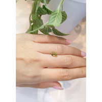 1.80 Ct. Greenish Yellow Sapphire from Ceylon (Sri Lanka) Life Style