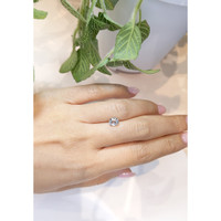 1.30 Ct. White Sapphire from Ceylon (Sri Lanka) Life Style