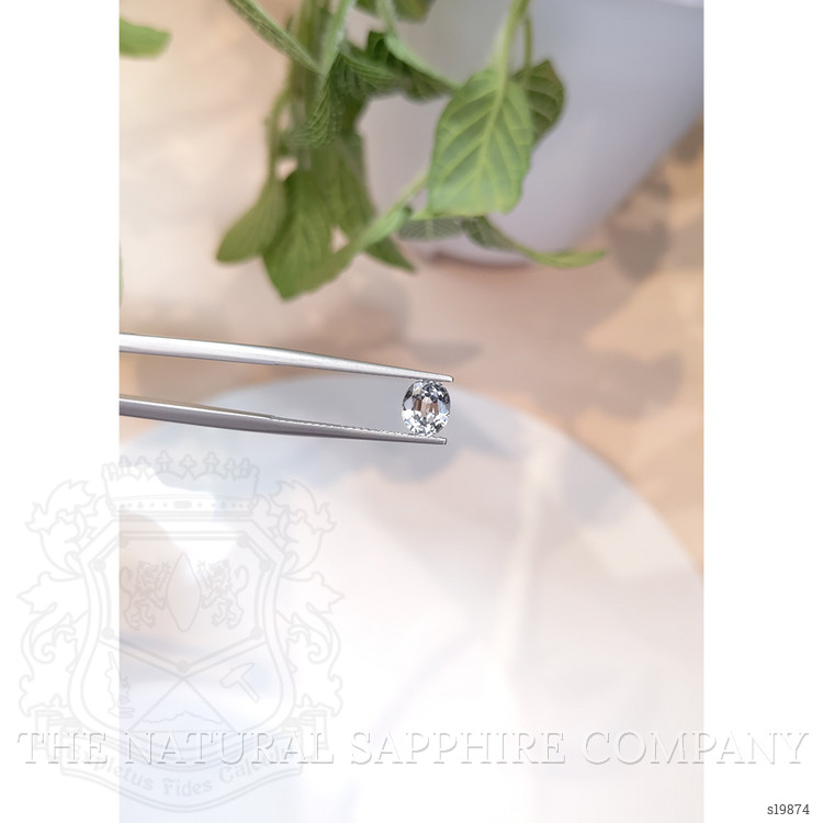 1.30 Ct. White Sapphire from Ceylon (Sri Lanka)