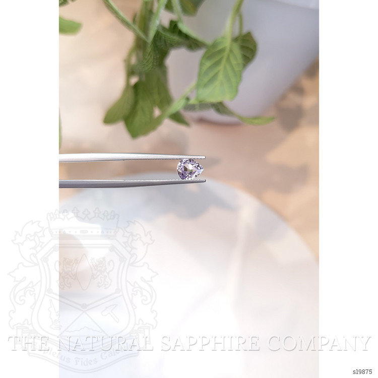0.91 Ct. Purple Sapphire from Ceylon (Sri Lanka)
