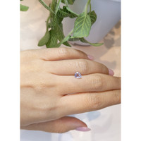 0.91 Ct. Purple Sapphire from Ceylon (Sri Lanka) Life Style