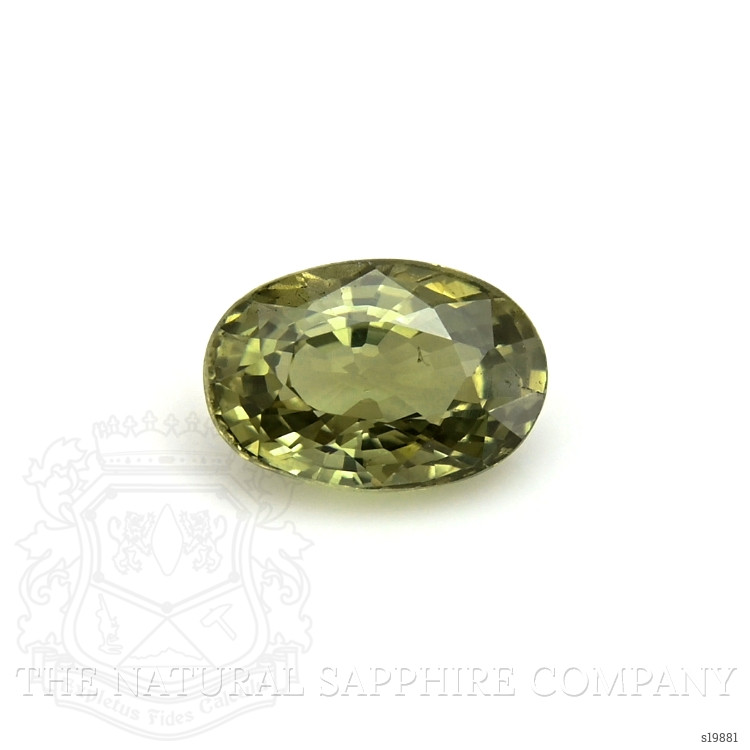 1.03 Ct. Green Sapphire from Ceylon (Sri Lanka)