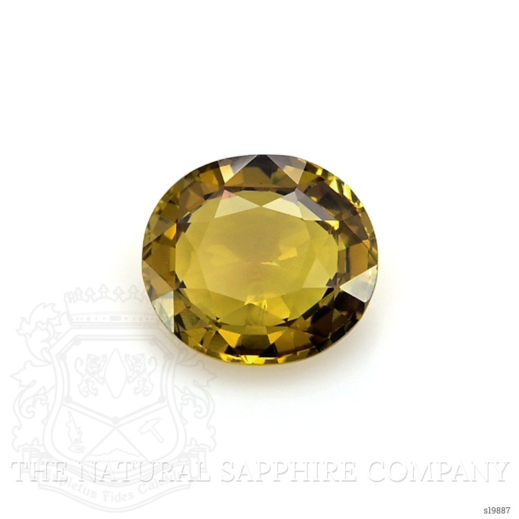 1.36 Ct. Yellowish Brown Sapphire from Ceylon (Sri Lanka)