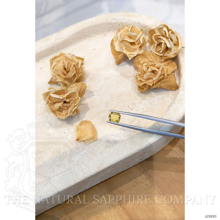 1.47 Ct. Yellow Sapphire from Ceylon (Sri Lanka)