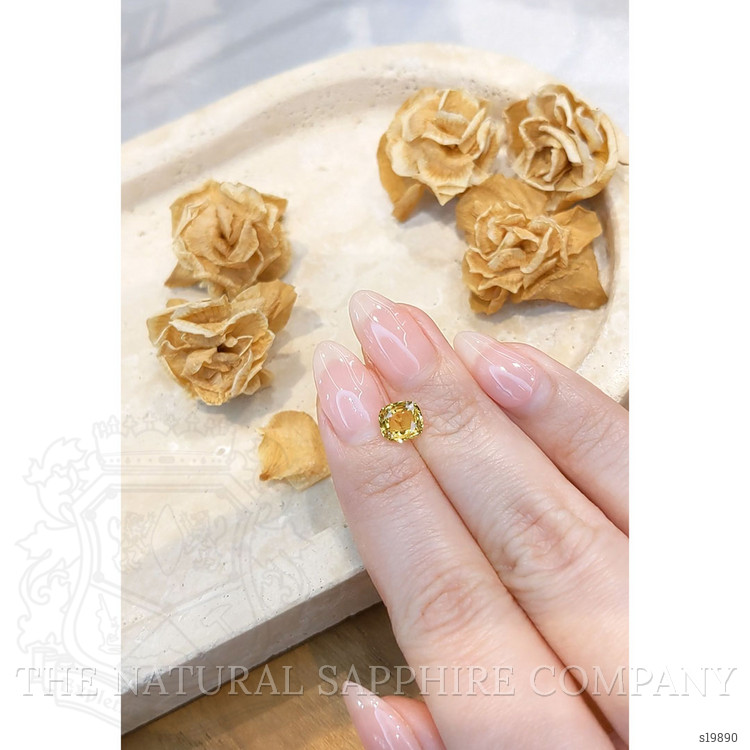 1.47 Ct. Yellow Sapphire from Ceylon (Sri Lanka)