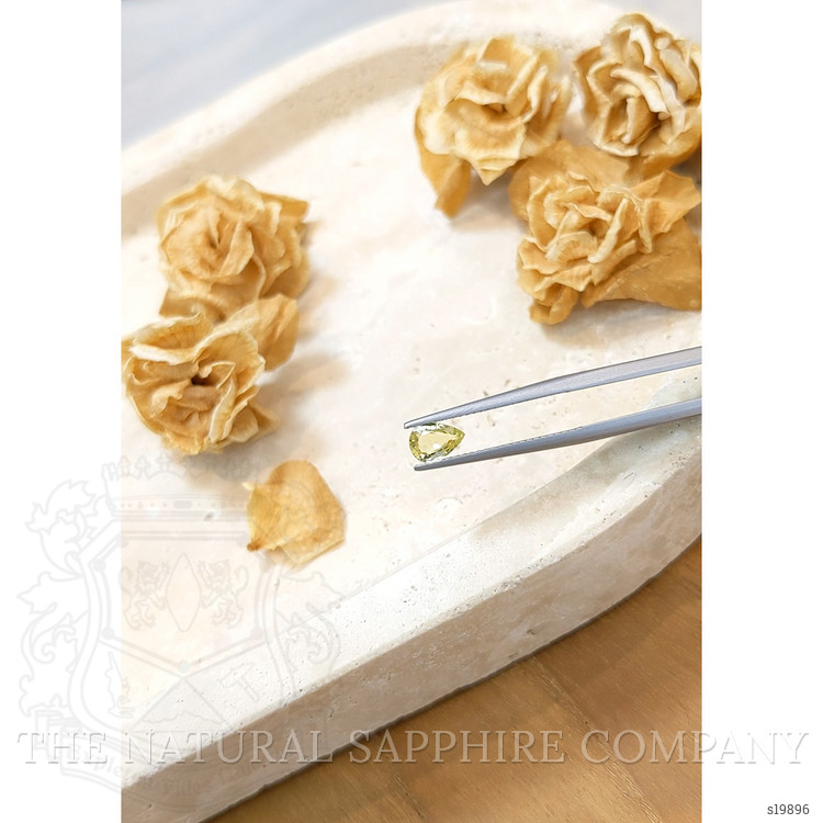 0.64 Ct. Yellow Sapphire from Ceylon (Sri Lanka)