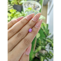 2.57 Ct. Pinkish Purple Star Sapphire from Ceylon (Sri Lanka) Life Style
