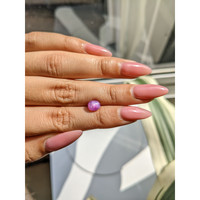 2.57 Ct. Pinkish Purple Star Sapphire from Ceylon (Sri Lanka) Life Style