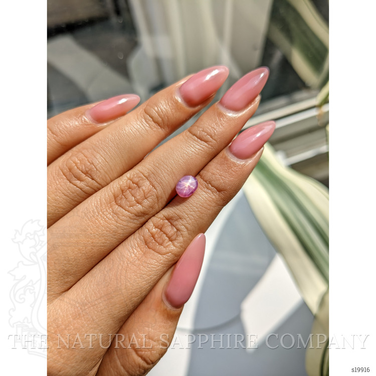 1.72 Ct. Purplish Pink Star Sapphire from Ceylon (Sri Lanka)