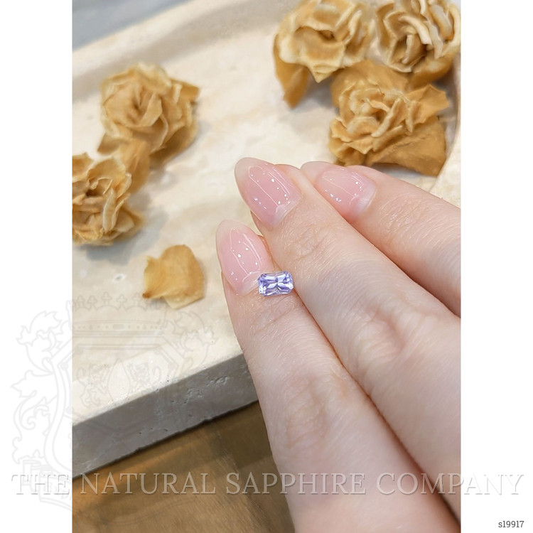 0.74 Ct. Violet Sapphire from Ceylon (Sri Lanka)