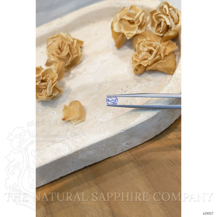 0.74 Ct. Violet Sapphire from Ceylon (Sri Lanka)