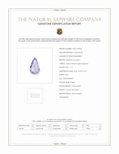 1.17 Ct. Bluish Purple Sapphire from Ceylon (Sri Lanka) Scan Report