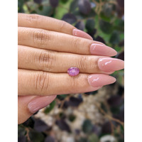 1.46 Ct. Purplish Pink Star Sapphire from Ceylon (Sri Lanka) Life Style