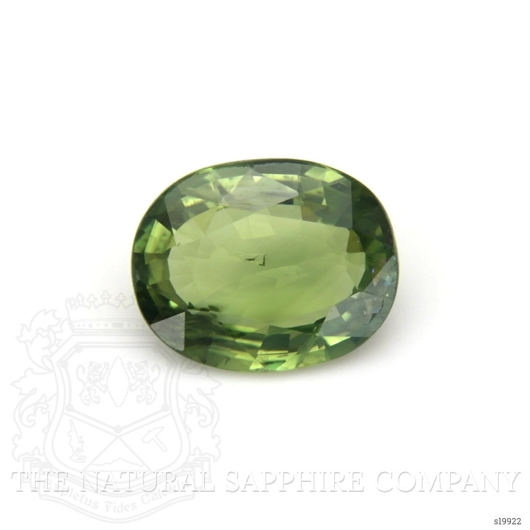 1.95 Ct. Green Sapphire from Ceylon (Sri Lanka)
