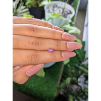 1.03 Ct. Pinkish Purple Star Sapphire from Ceylon (Sri Lanka) Life Style