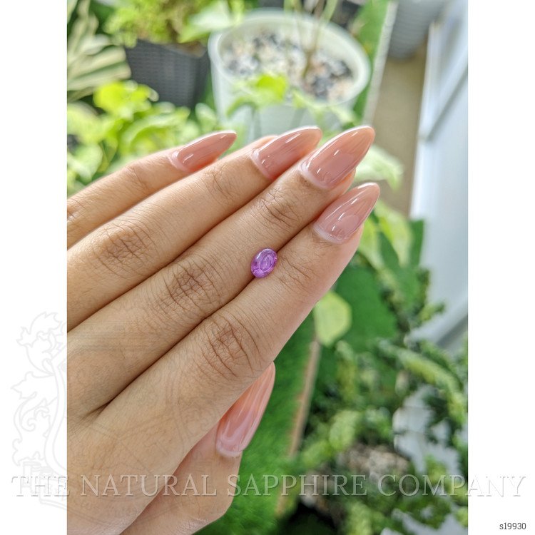 1.03 Ct. Pinkish Purple Star Sapphire from Ceylon (Sri Lanka)