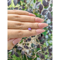 1.23 Ct. Purple Star Sapphire from Ceylon (Sri Lanka) Life Style