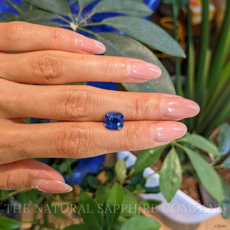 4.03 Ct. Blue Sapphire from Ceylon (Sri Lanka)
