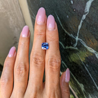3.13 Ct. Blue Sapphire from Ceylon (Sri Lanka) Life Style