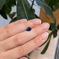 2.13 Ct. Blue Sapphire from Ceylon (Sri Lanka) Life Style