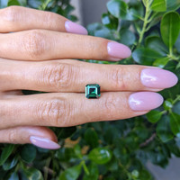2.01 Ct. Green Sapphire from Madagascar Life Style