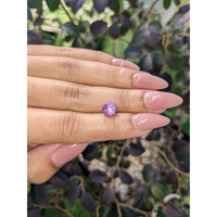 1.83 Ct. Purple Star Sapphire from Ceylon (Sri Lanka) Life Style