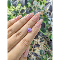 1.83 Ct. Purple Star Sapphire from Ceylon (Sri Lanka) Life Style