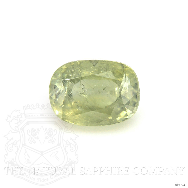 2.19 Ct. Yellowish Green Sapphire from Ceylon (Sri Lanka)